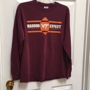 Virginia tech shirt.